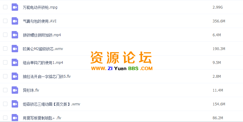 开锁教程 汽车开锁技术