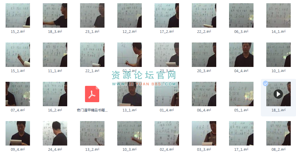 刘文元奇门遁甲2008年9月高级面授班视频