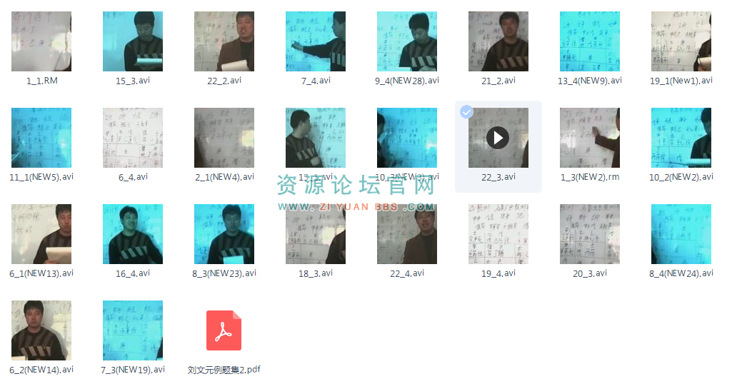刘文元-2007年奇门遁甲视频共91个