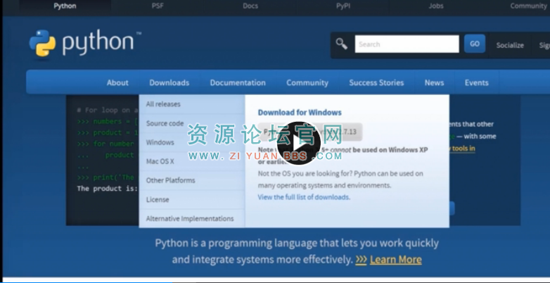 Python3入门与进阶视频